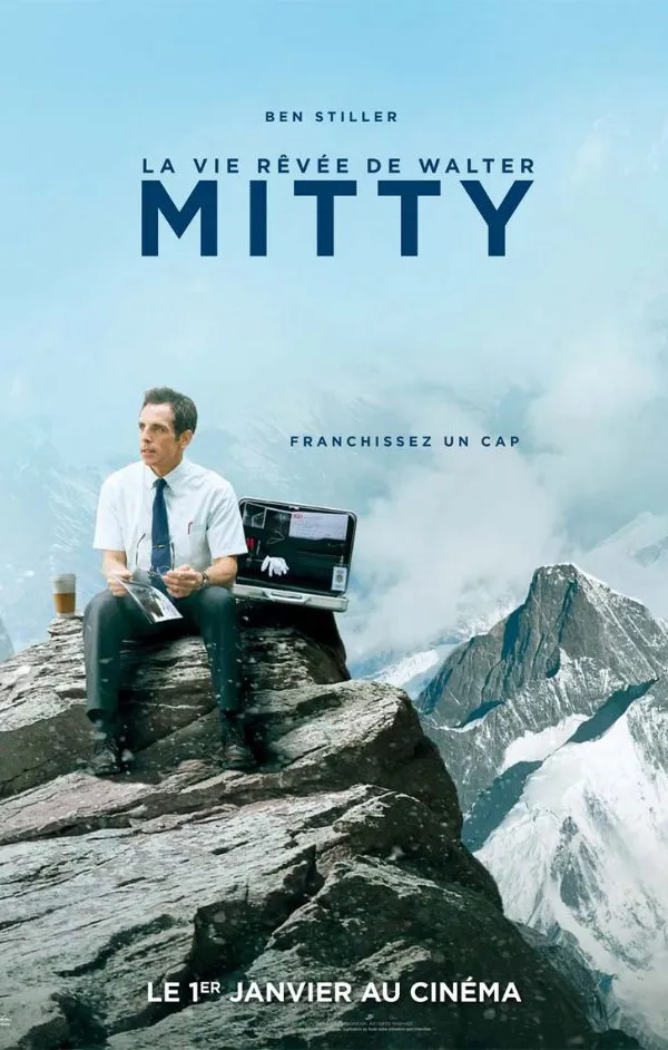 Affiche Oficielle du film La vie rêvée de Walter Mitty